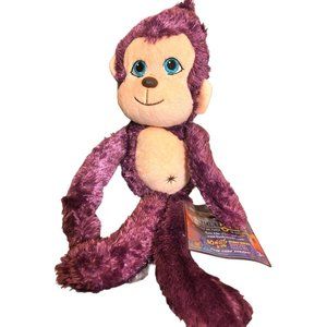 Bunki Munki Unlock the Power of Happiness Stuffed Monkey Purple Plush